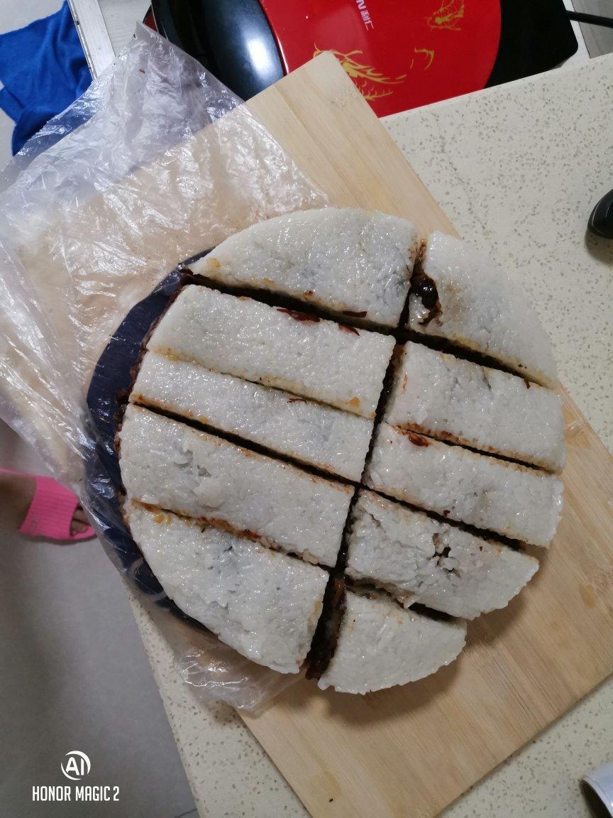 红枣豆沙切糕