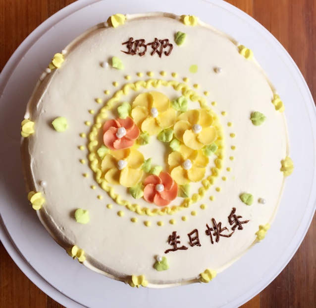 水月的裱花蛋糕