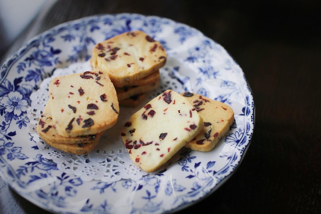 低糖少油版蔓越莓饼干