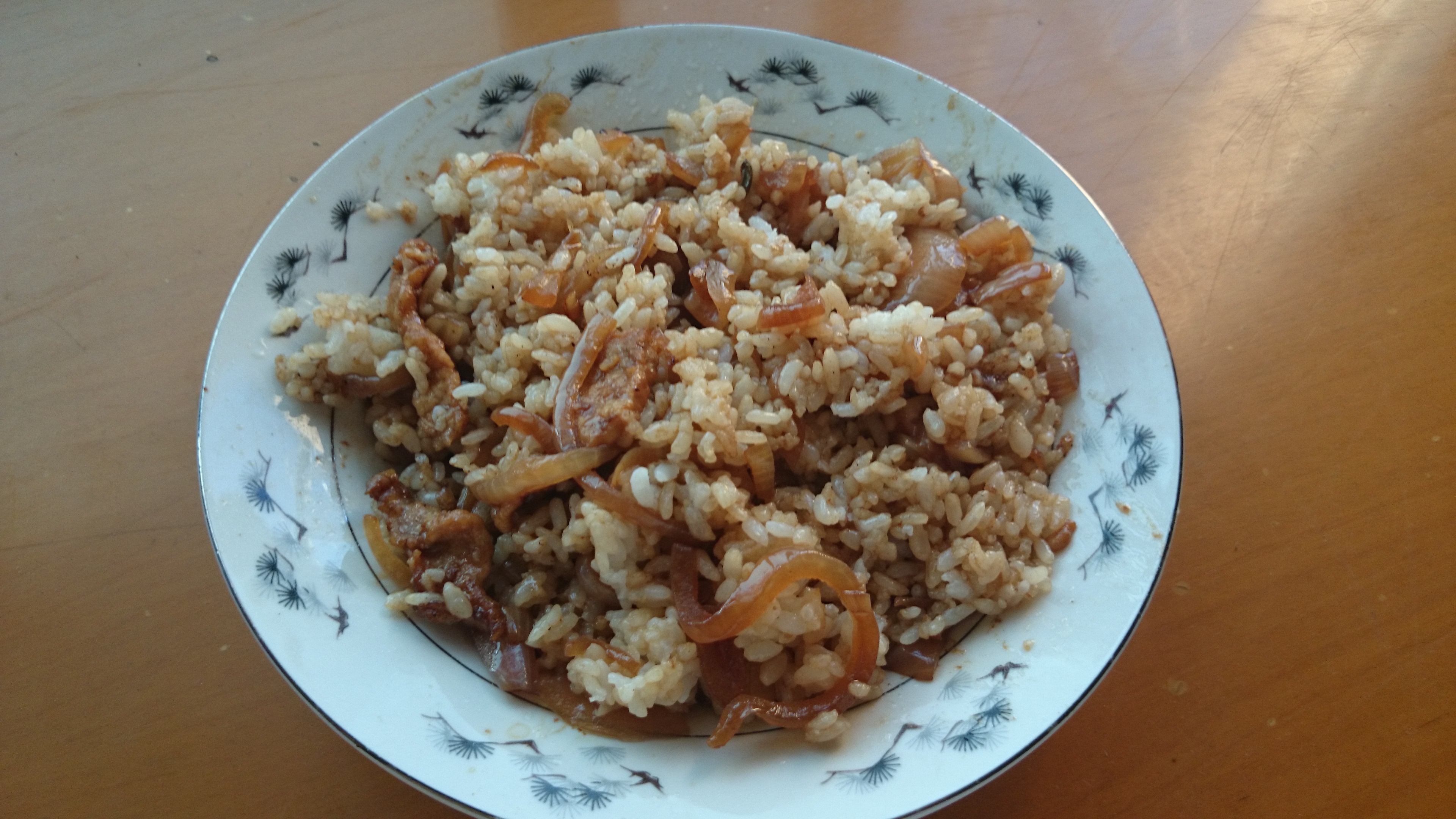 洋葱炒饭