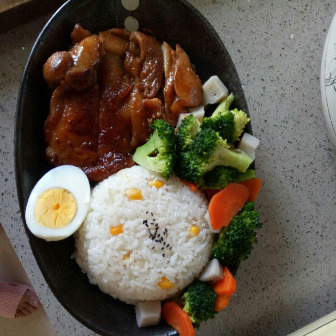 照烧鸡腿饭