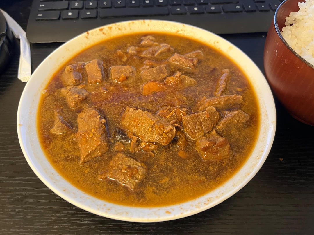（instant pot)番茄土豆炖牛腩