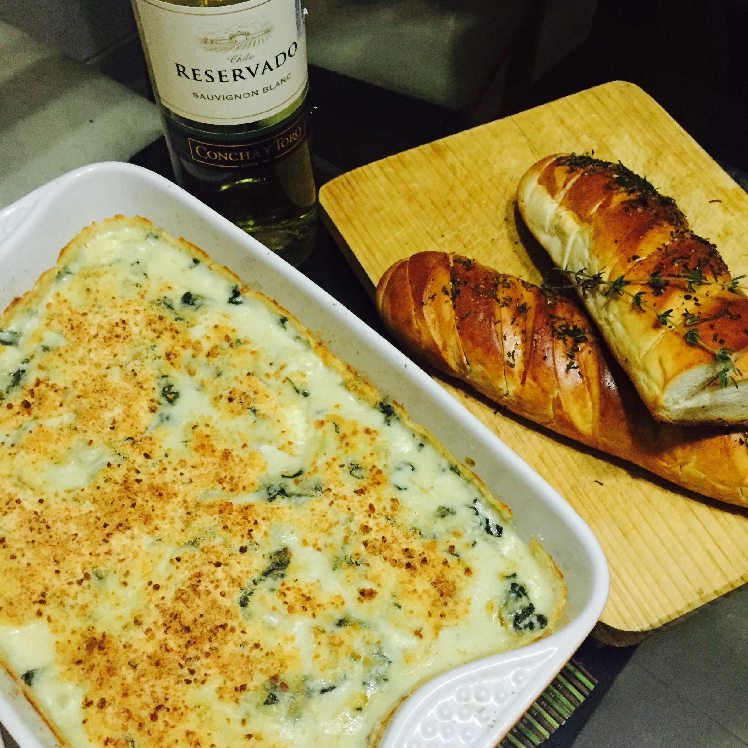 菠菜洋蓟芝士蘸酱