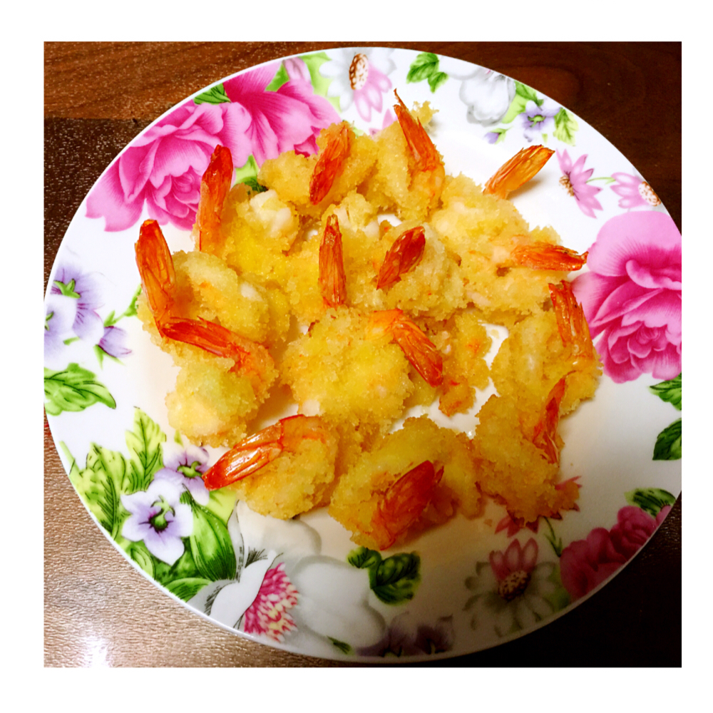 面包糠炸虾