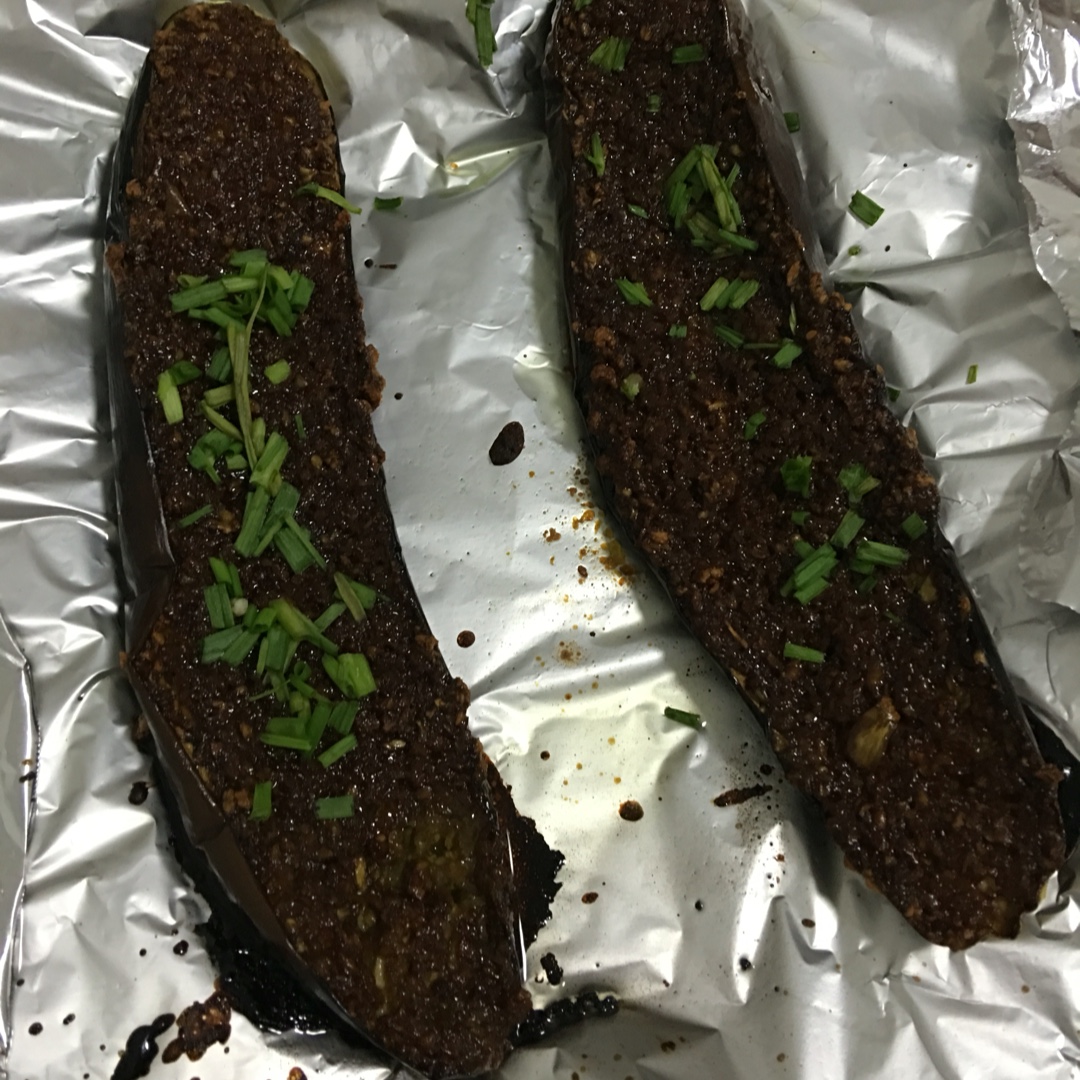 蒜味烤茄