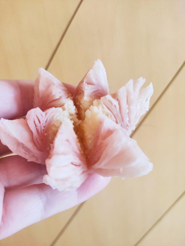 【荷花酥】没有烤箱，也能做出以假乱真的点心！