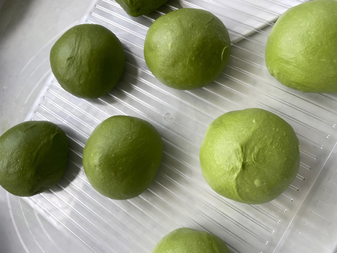 抹茶芋泥麻薯软欧包🍃夏日小清新