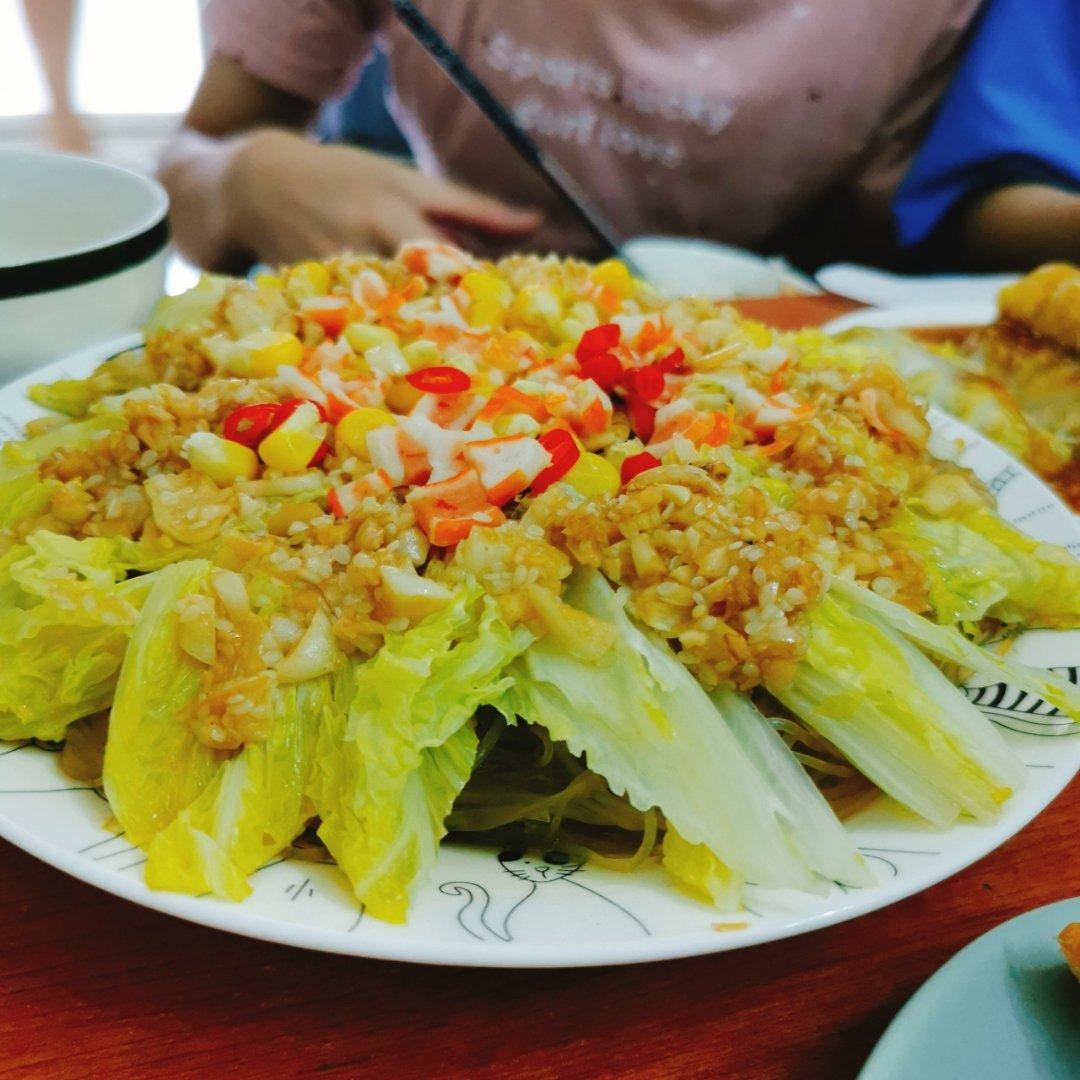 蒜蓉粉丝蒸娃娃菜