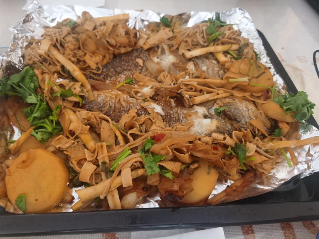 重庆烤鱼(烤箱版)爆好吃，爆简单