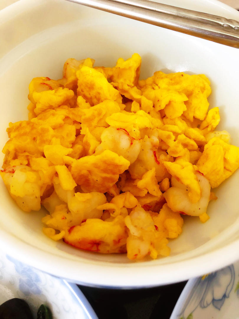 💥超级嫩滑鲜美的虾仁滑蛋，低脂高蛋白