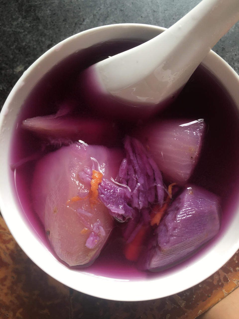 美味红薯紫薯汤