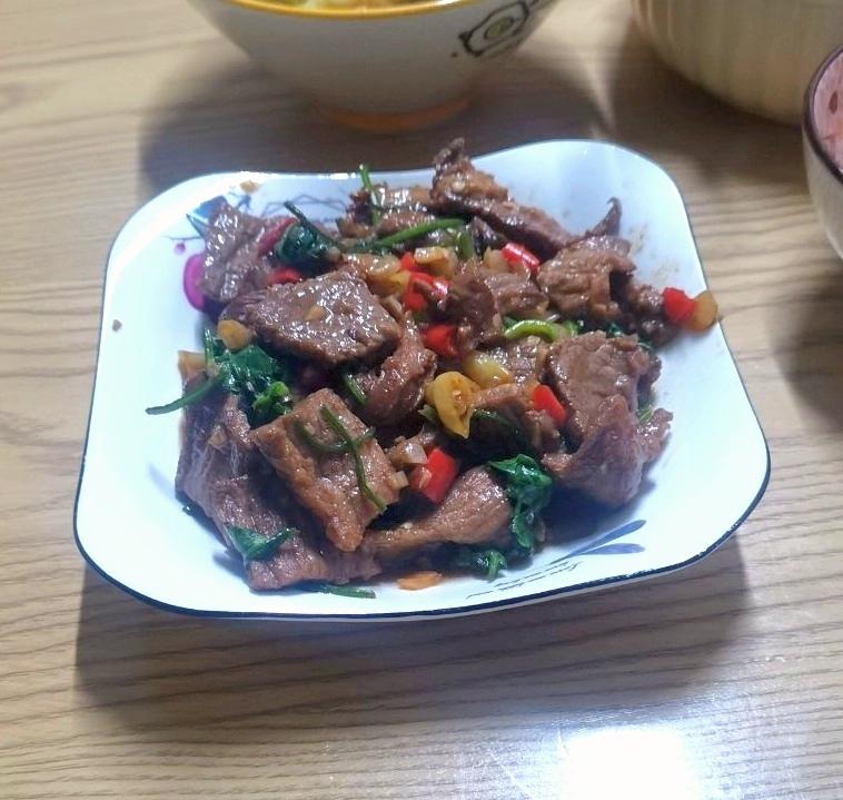 小炒黄牛肉｜香辣下饭｜非常好吃！