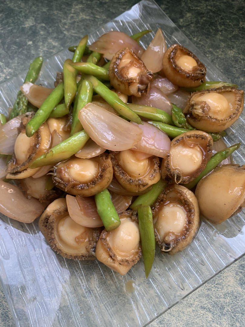矜宸•芦笋煎炒鲍鱼仔