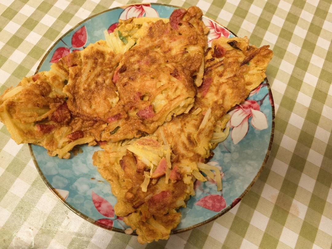 香煎土豆丝饼（超简单）