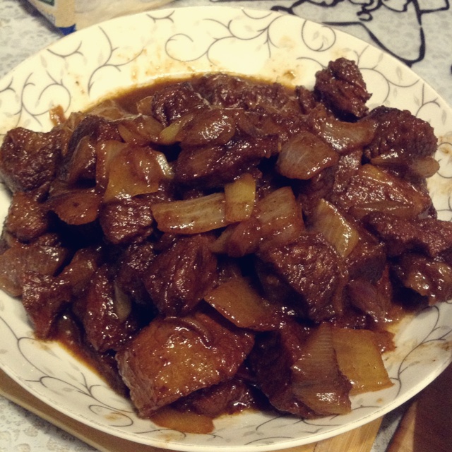 洋葱炒牛肉
