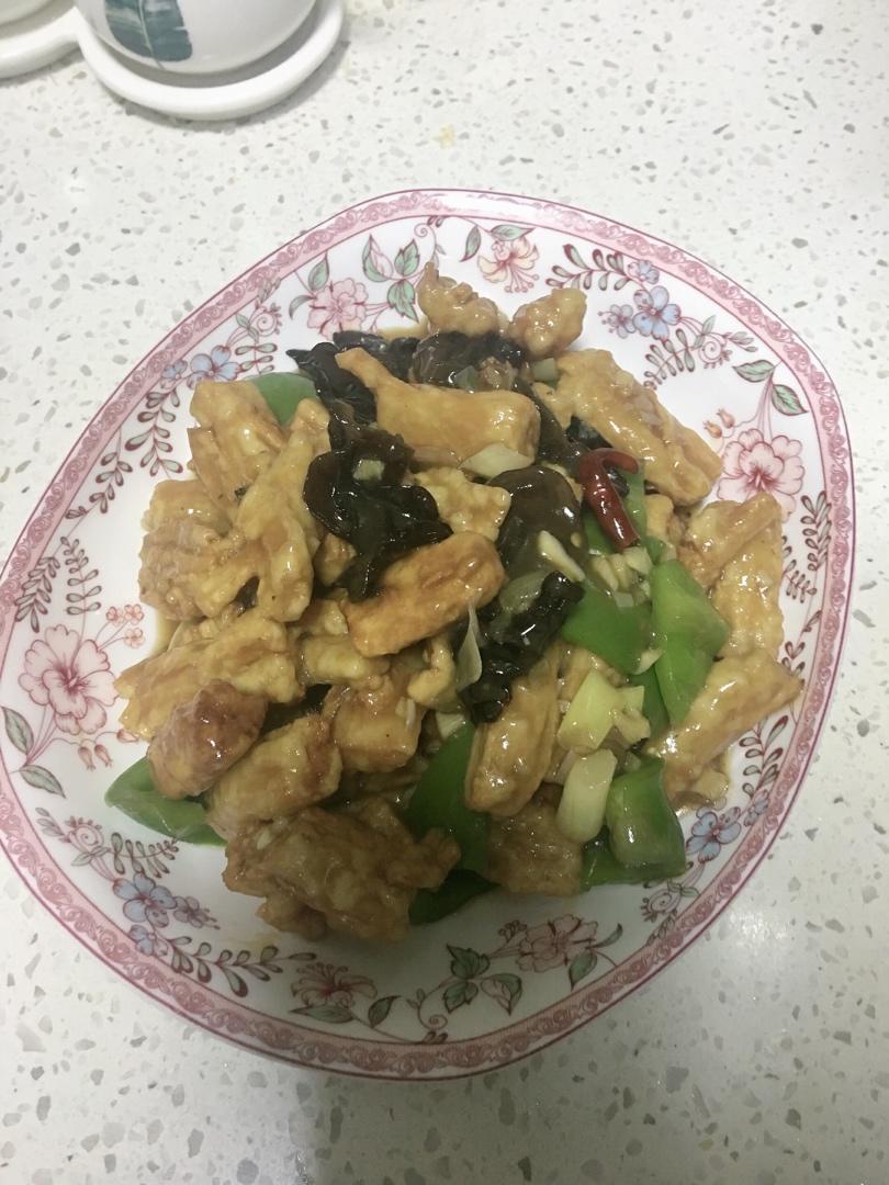 焦烧腐竹