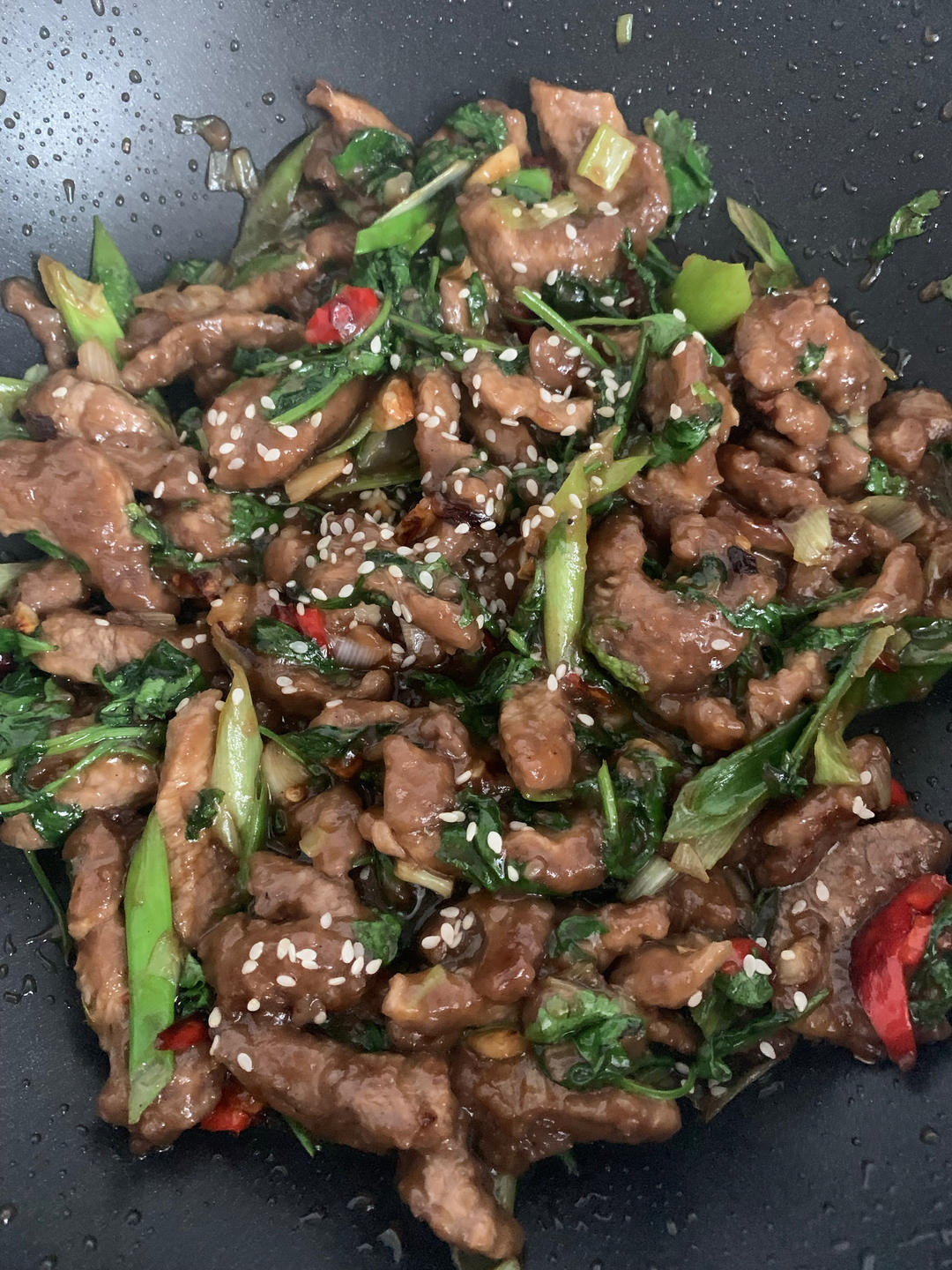 香菜牛肉