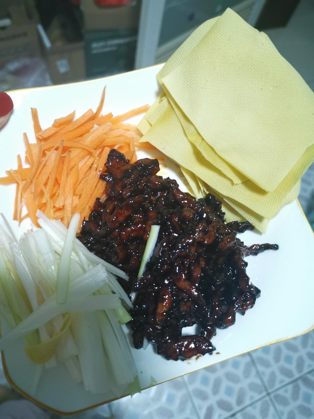 传统做法 京酱肉丝