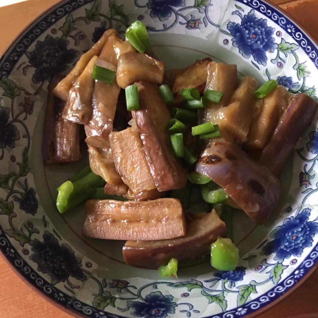 清炒茄子（少油版+视频）