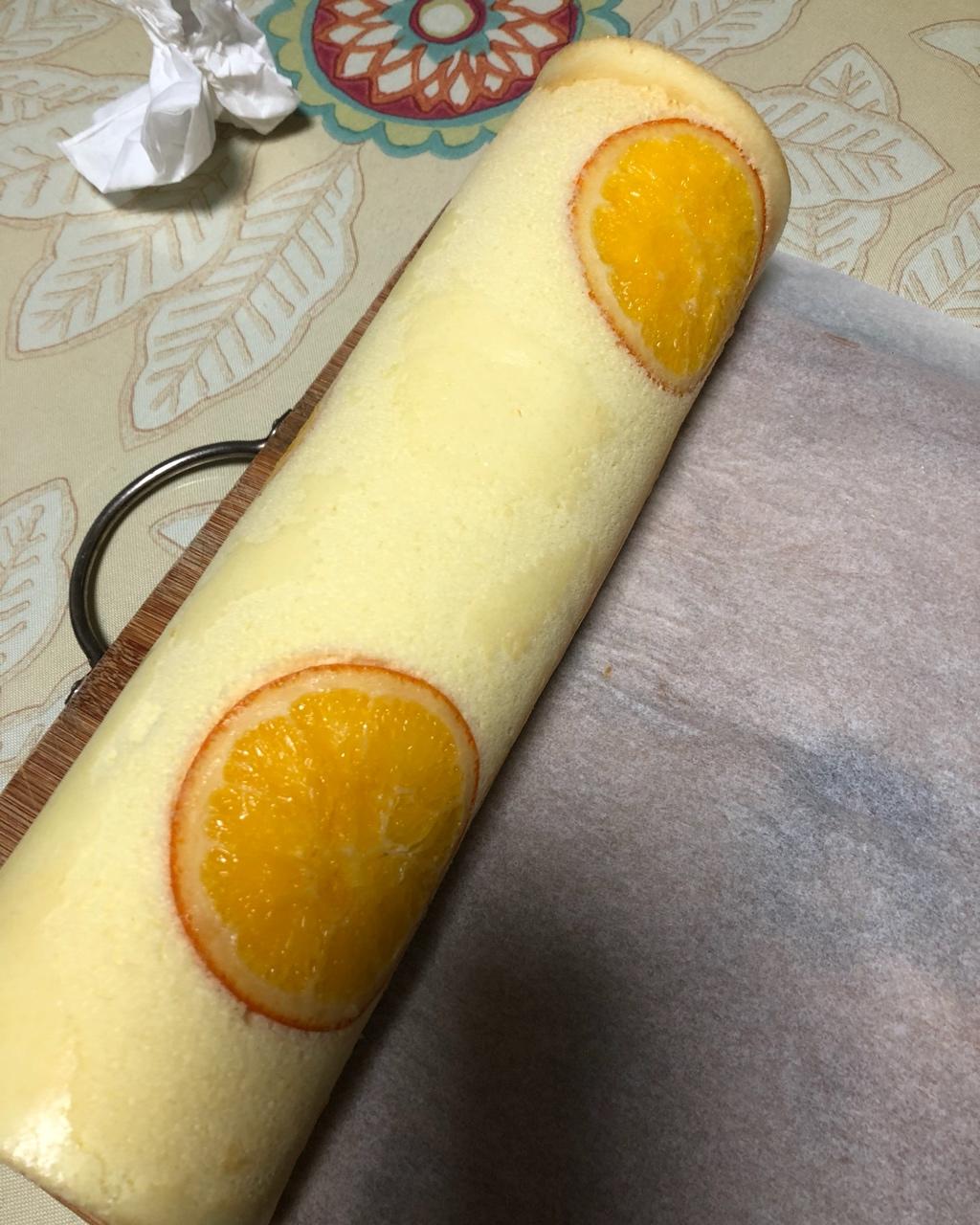 橙香蛋糕卷