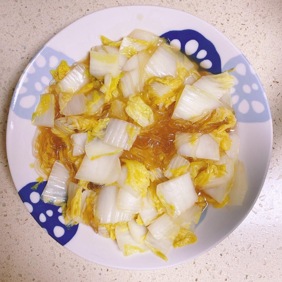 不要猪肉的白菜炒粉条