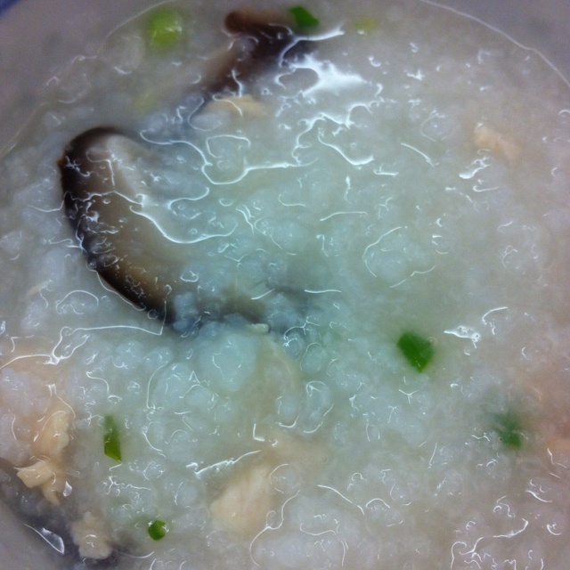 香菇鸡丝粥