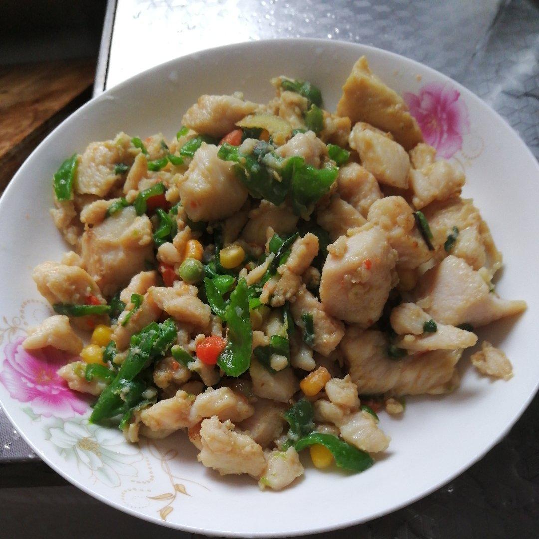 青椒辣子鸡丁