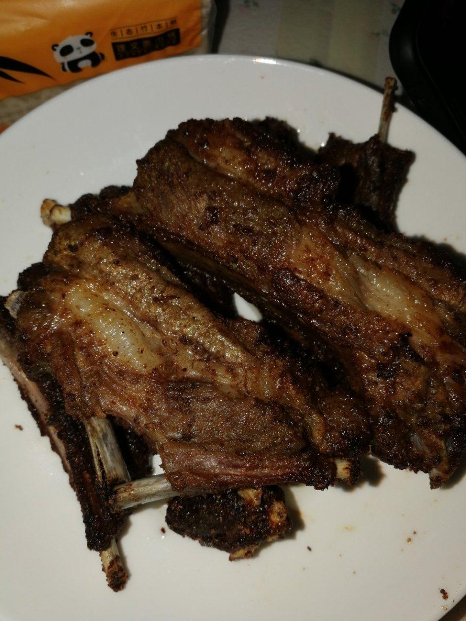 超简单 空气炸锅烤羊排