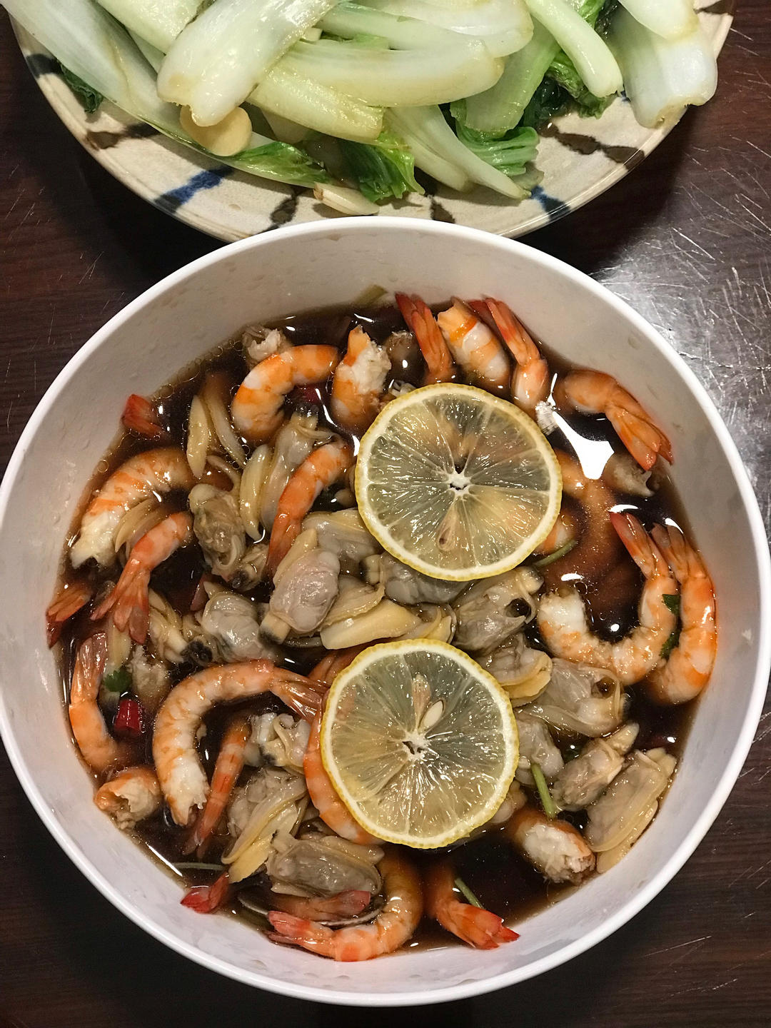 超简单的捞汁虾蛤