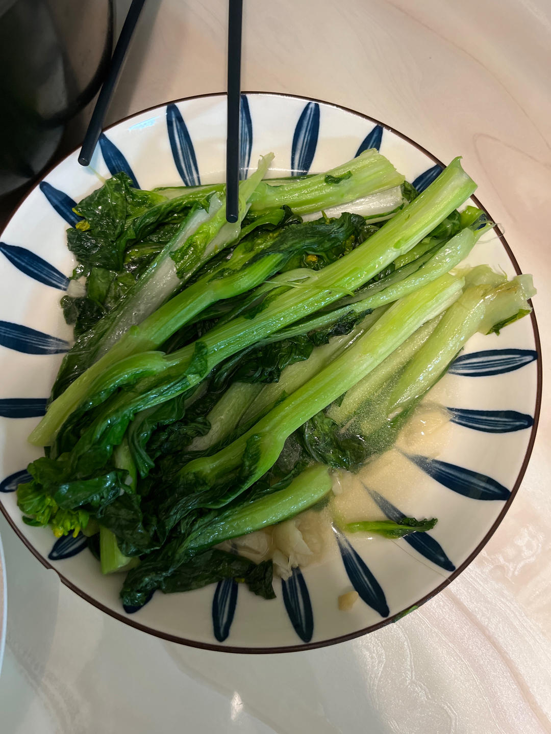 清炒白菜苔尖