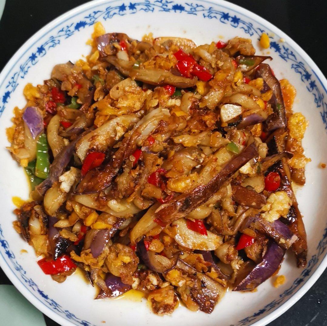 咸蛋黄烧茄子