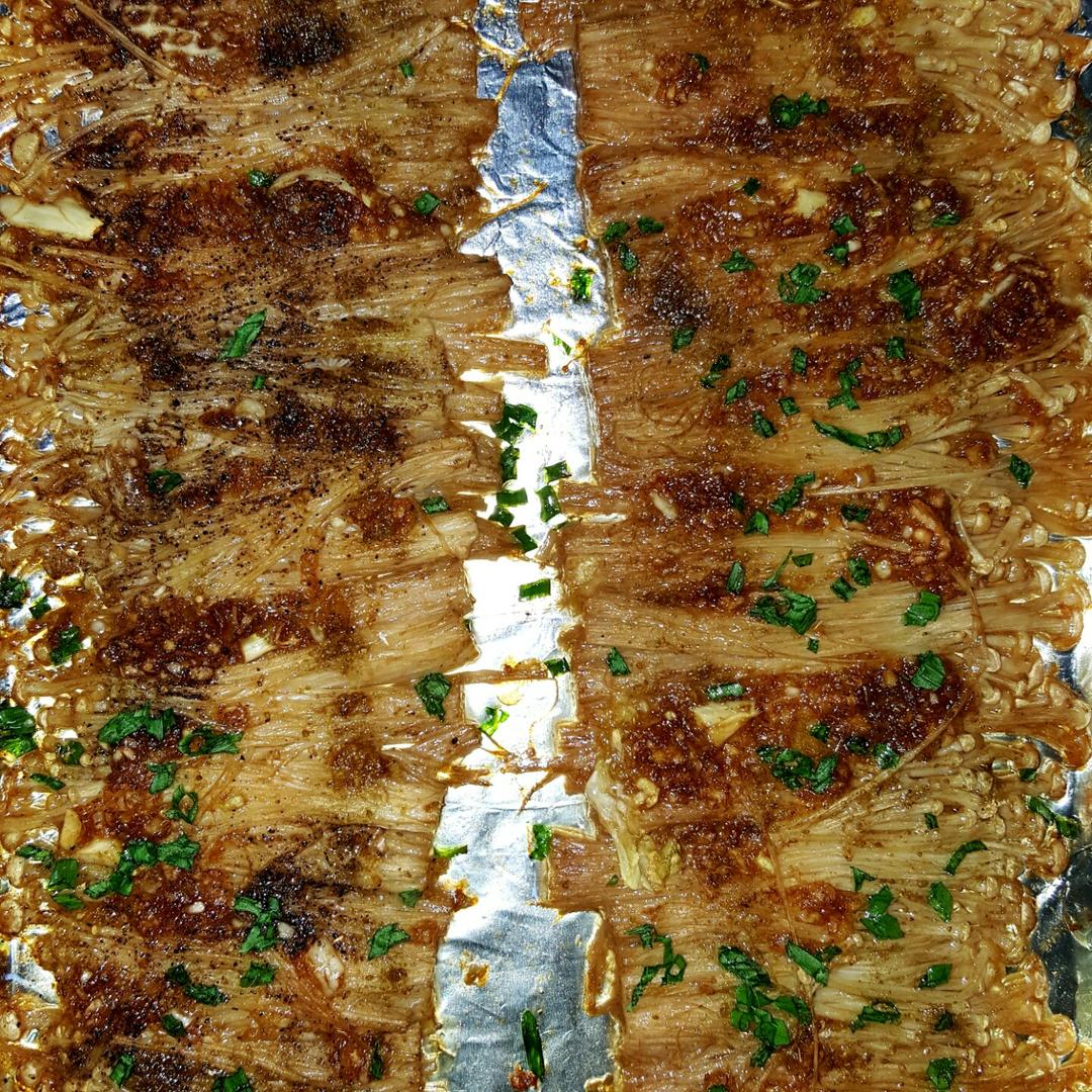 烤箱版 烤金针菇