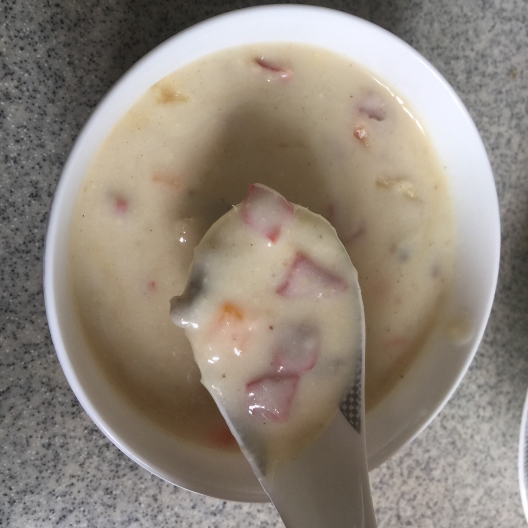 火腿玉米浓汤