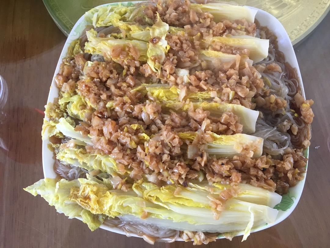 蒜蓉粉丝蒸娃娃菜