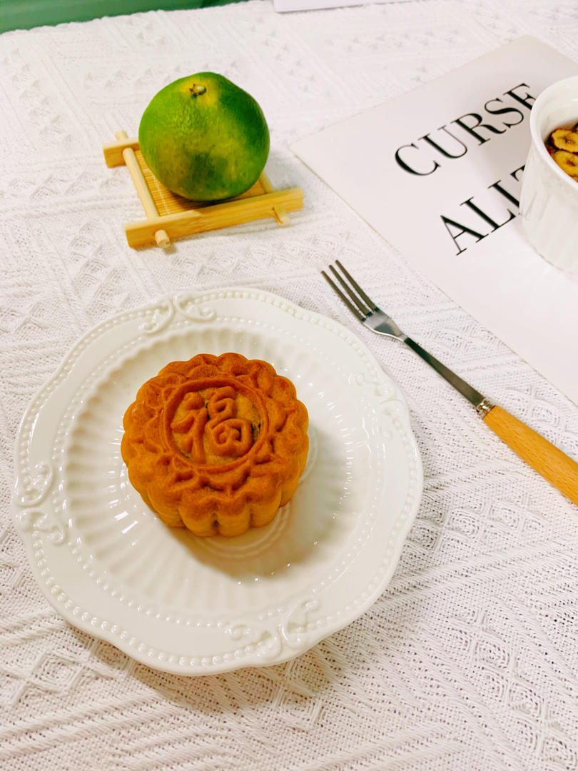 快手简单不发硬的五仁月饼🥮