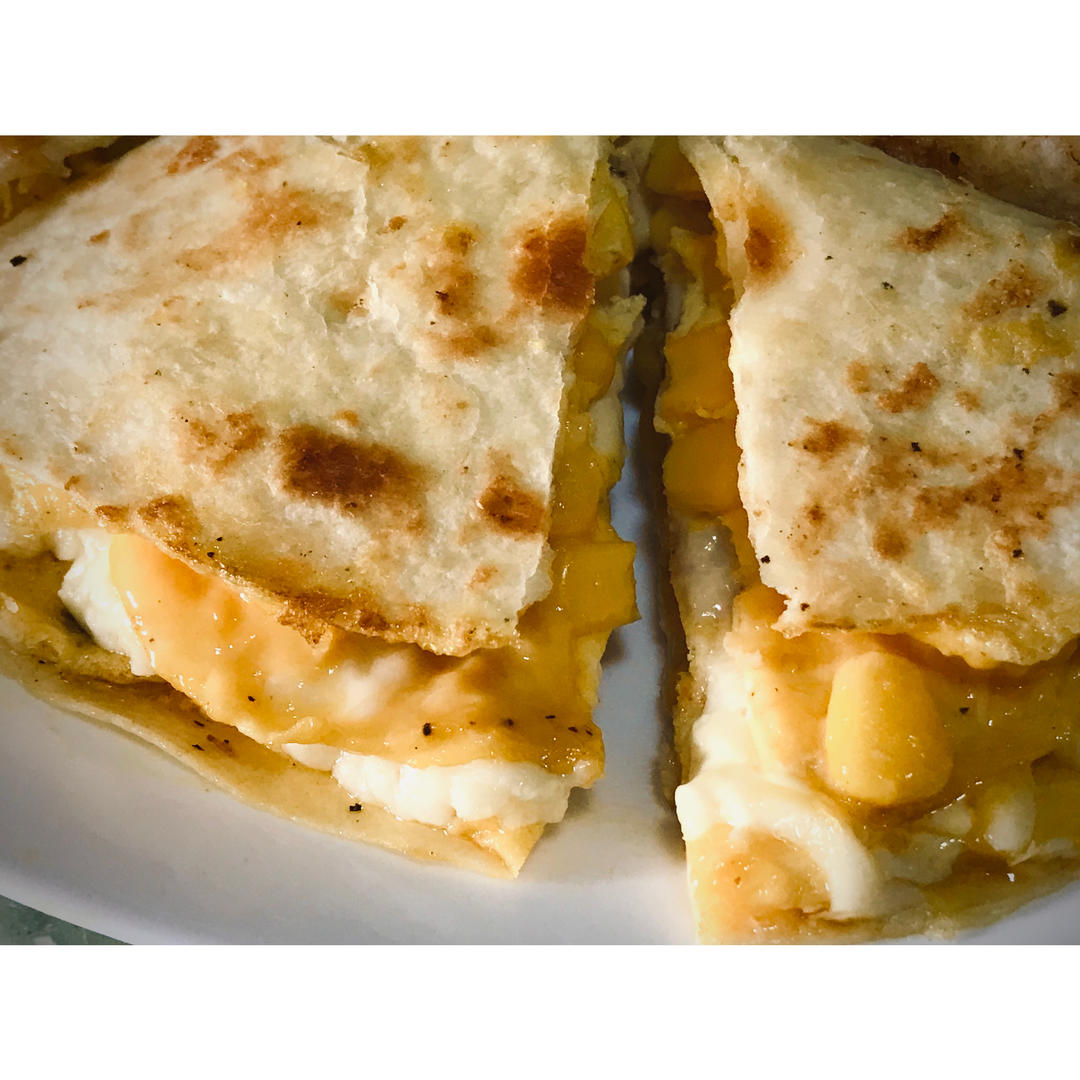 番茄鸡蛋芝士馅饼🔥表皮脆脆🌮酸咸美味