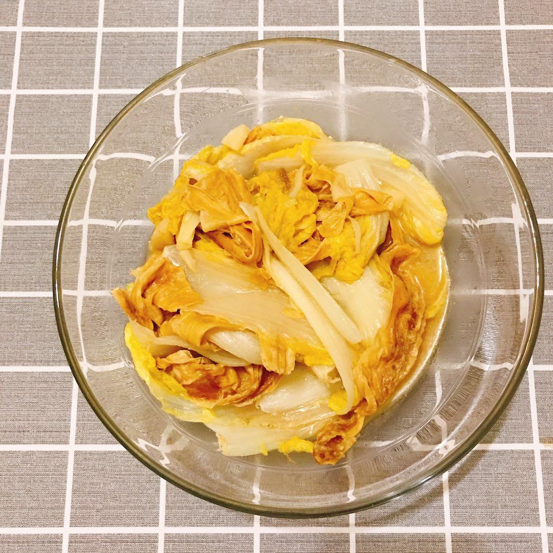 【娃娃菜烧腐竹】简单健康又美味