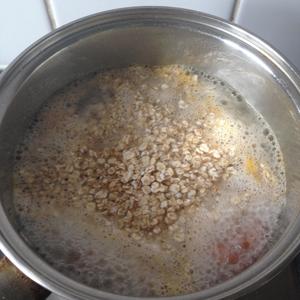 健康蔬菜燕麦粥的做法 步骤3