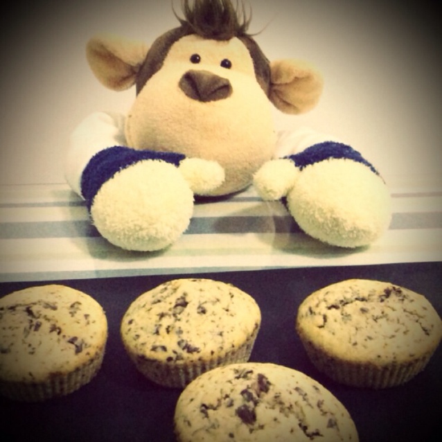 香蕉巧克力碎片麦芬