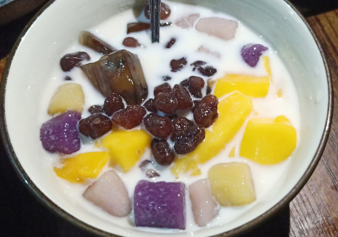 芋圆紫薯圆~丁香甜品