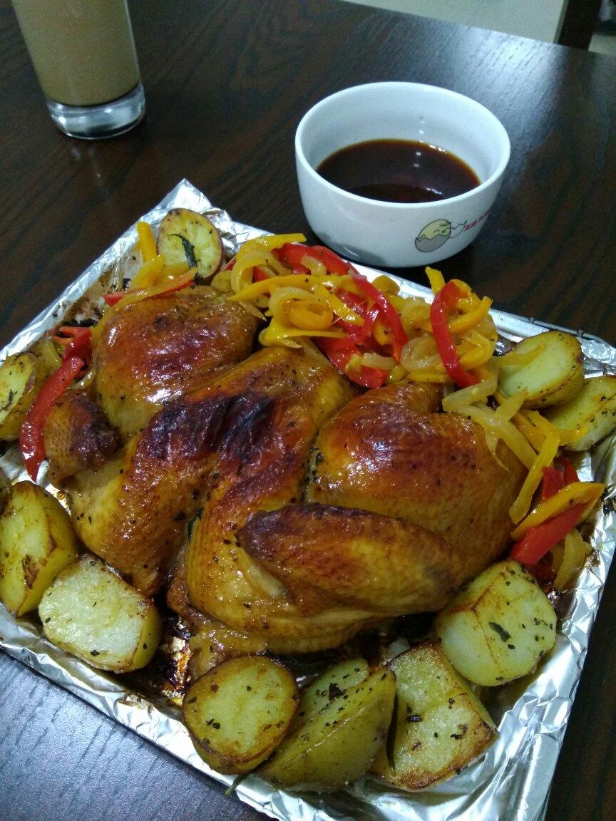 脆皮烤鸡配香煎土豆【食材包操作说明】