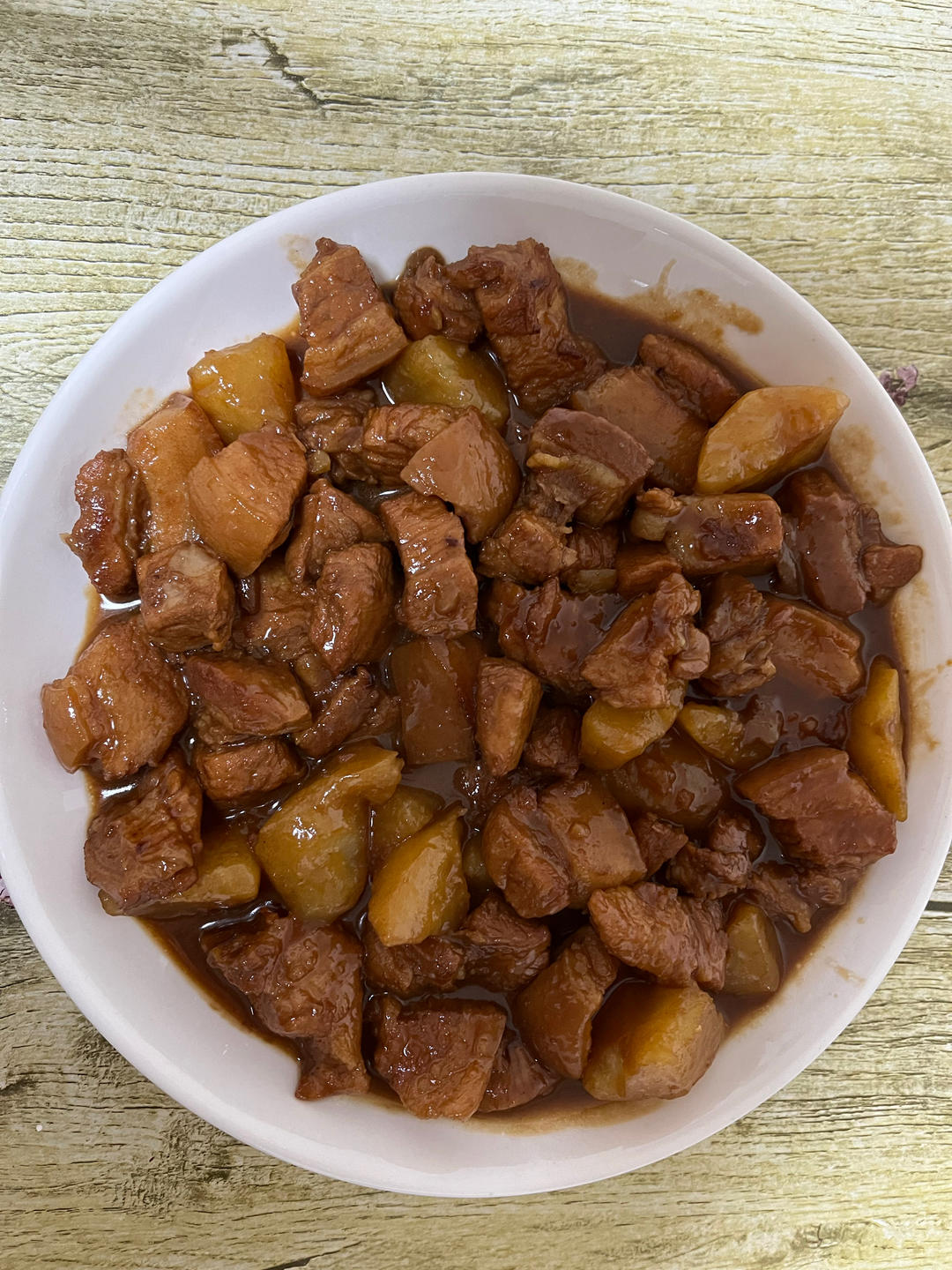 红烧肉炖土豆（丝毫不腻）