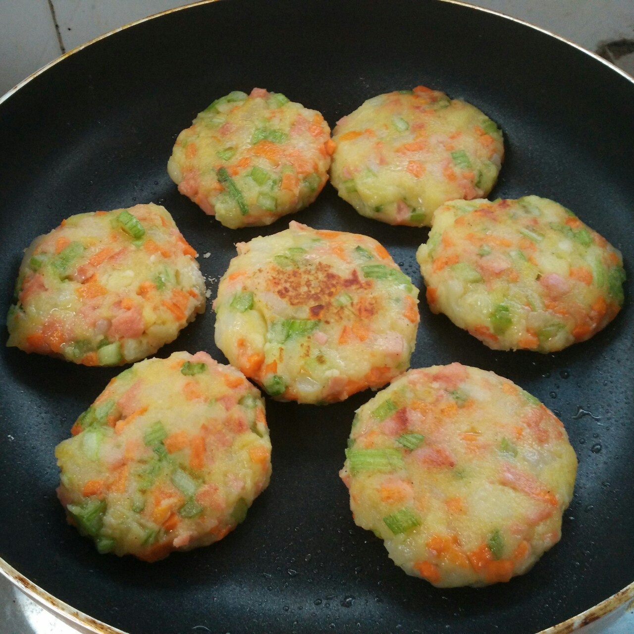土豆火腿早餐饼