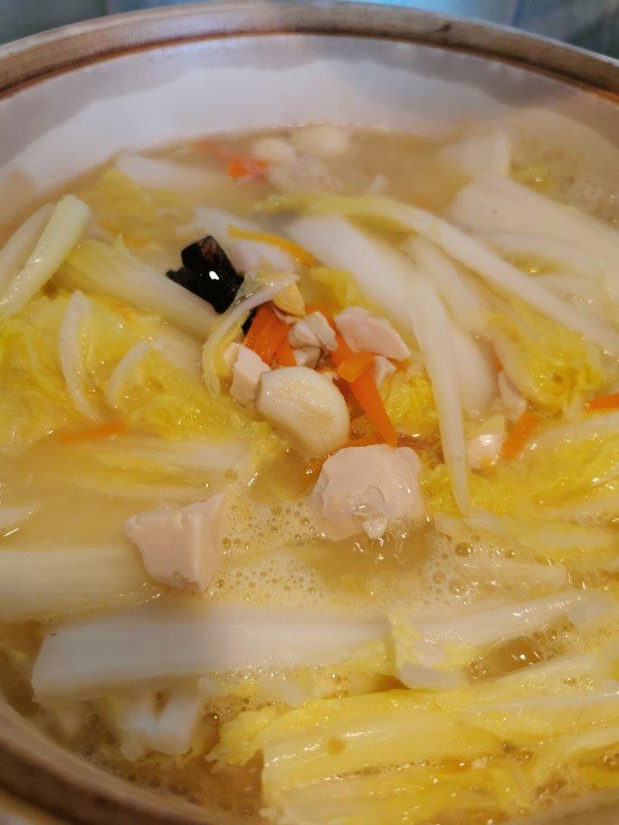上汤白菜（胡萝卜版）