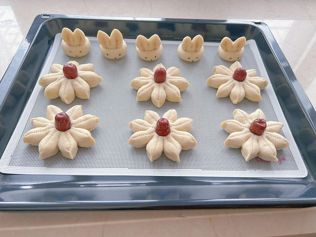 烫面馒头（一次发酵，个个水光肌）