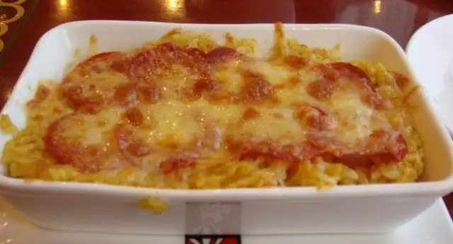 咖喱双肉芝士焗饭