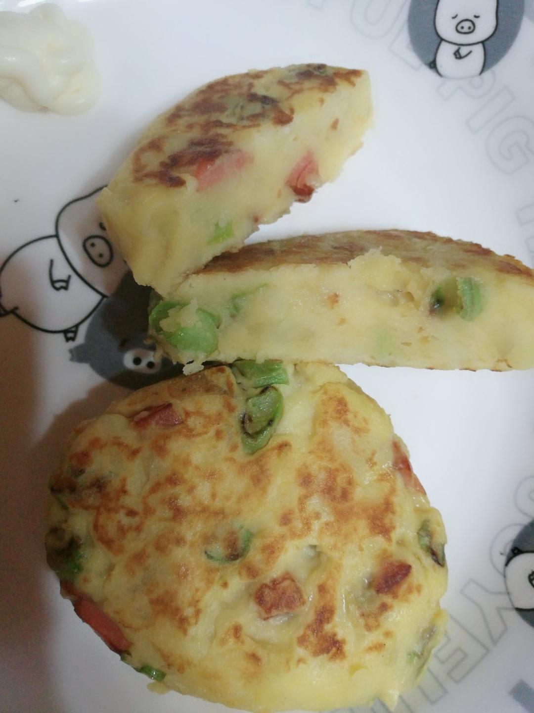 鸡蛋土豆饼
