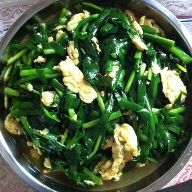 韭菜炒鸡蛋