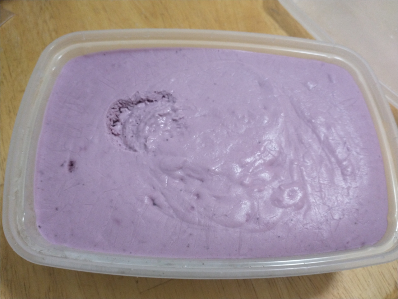 蓝莓酸奶奶油雪糕（消耗淡奶油）