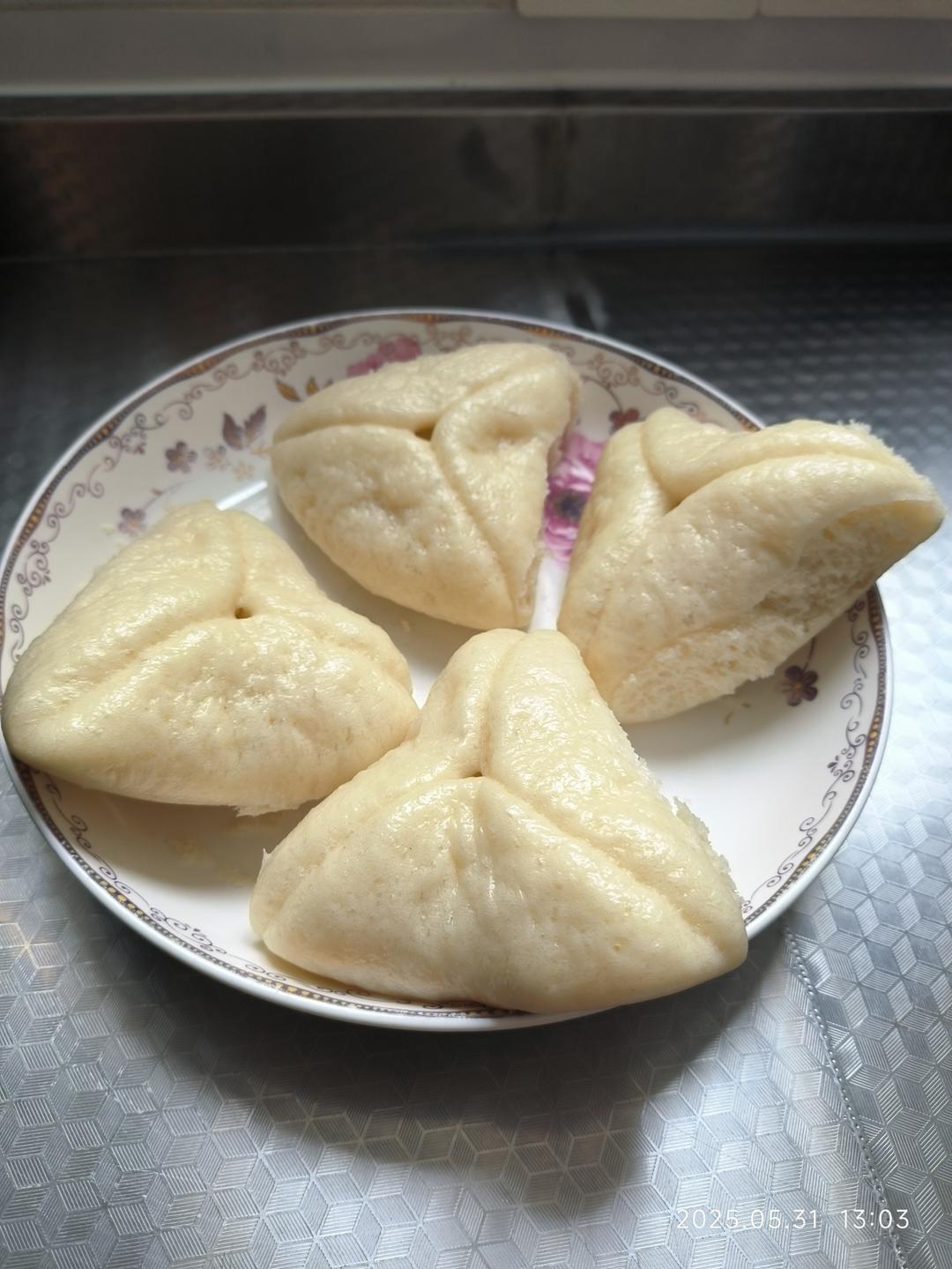 经典的红糖三角包（一次发酵法）